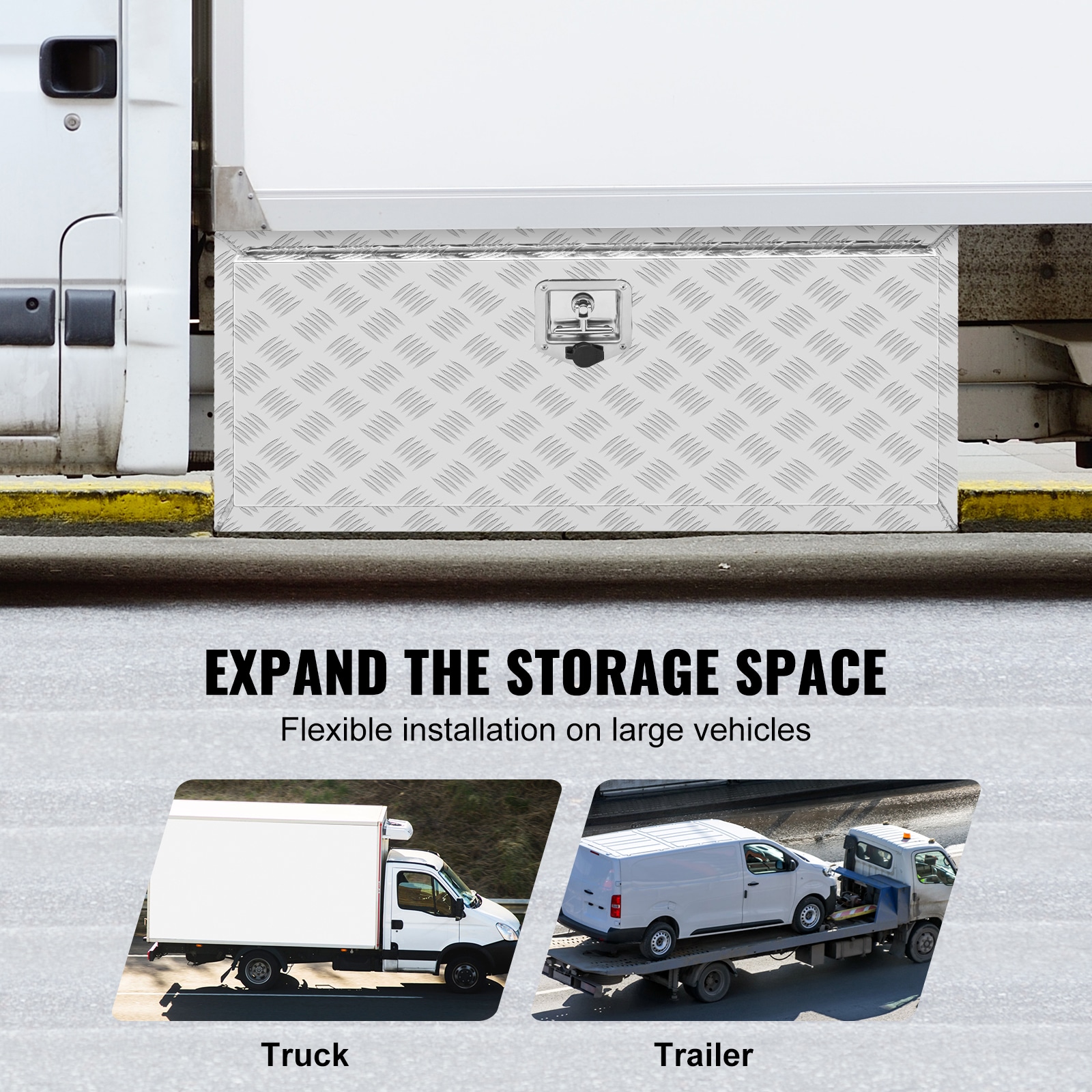 Aluminium Tool Box For Pickup Truck Van And Trailer Storage_voghion.com